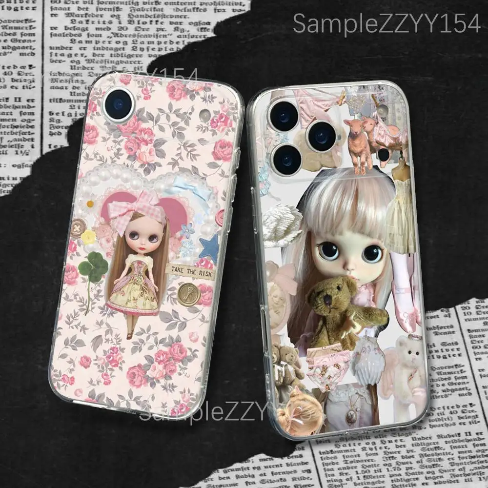

Fashion Doll B-Blythe Cute For iPhone 17,16,15,14,13,12,11 Plus,Pro,Max,XR,XS,X,7,8 Plus,SE,Mini Transparent Thin Phone Case