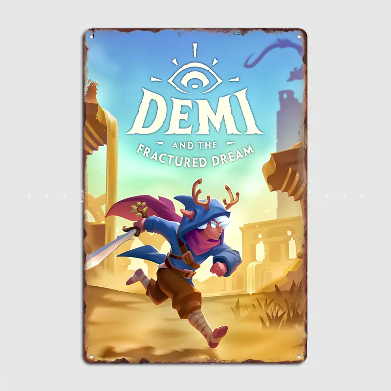 Demi and the Fractured Dream Poster Metal Sign Room Decor Wall Custom Bedroom Indoor Home Wall Decor Posters Room Decoration