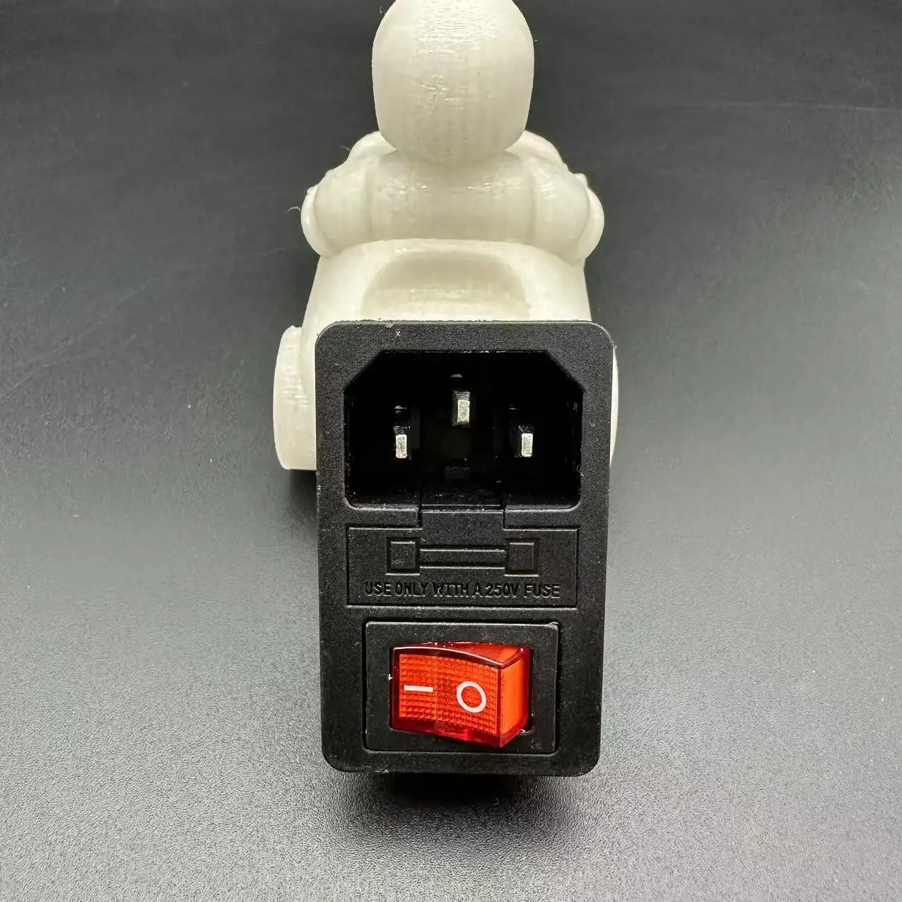 Voron V0.1/0..2 Power Switch Socket Square Switch Button With Switch Fuse