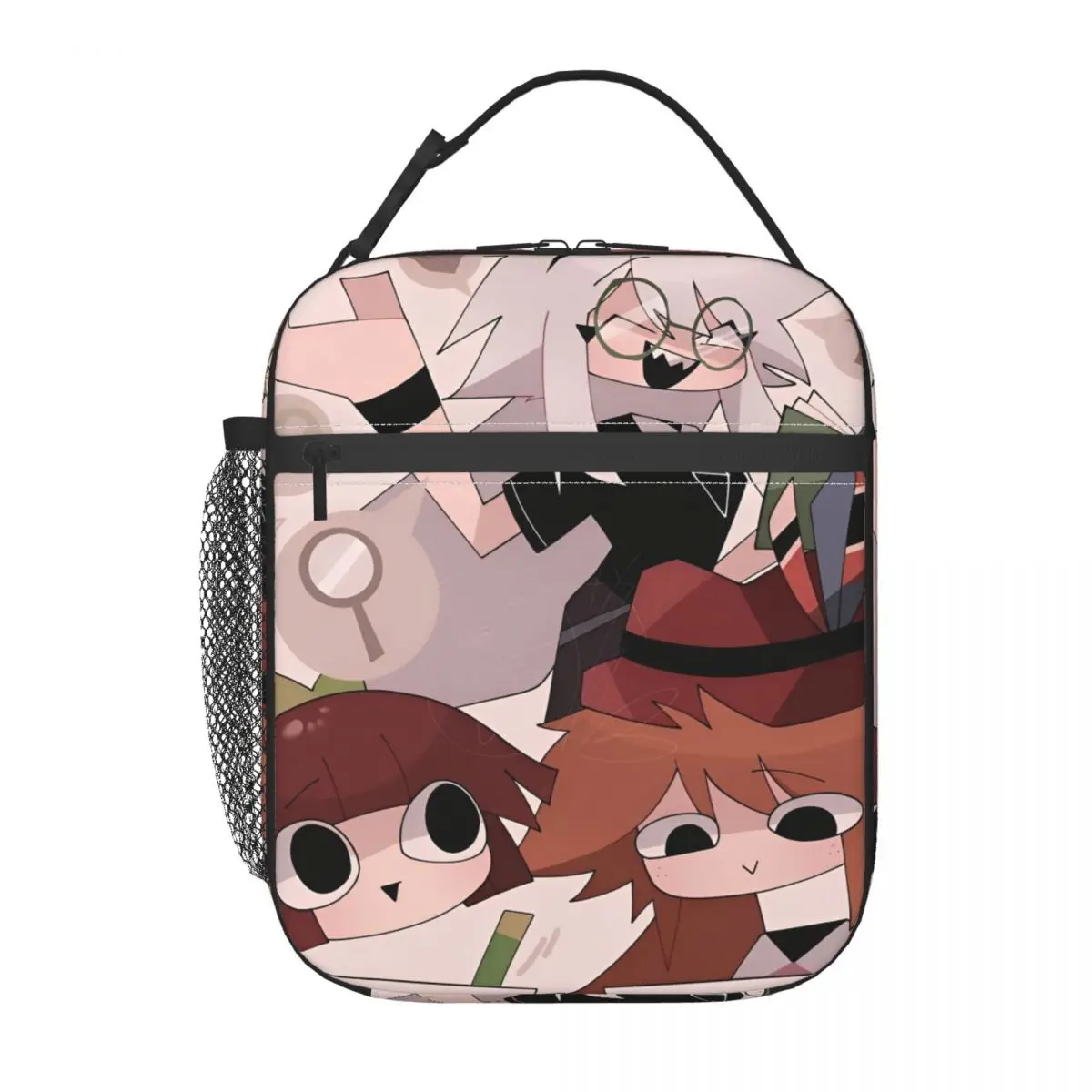 

Insulated Lunch Bag Fundamental Paper Education Anime Accessories Storage Food Box New Cooler Thermal Lunch Box For School