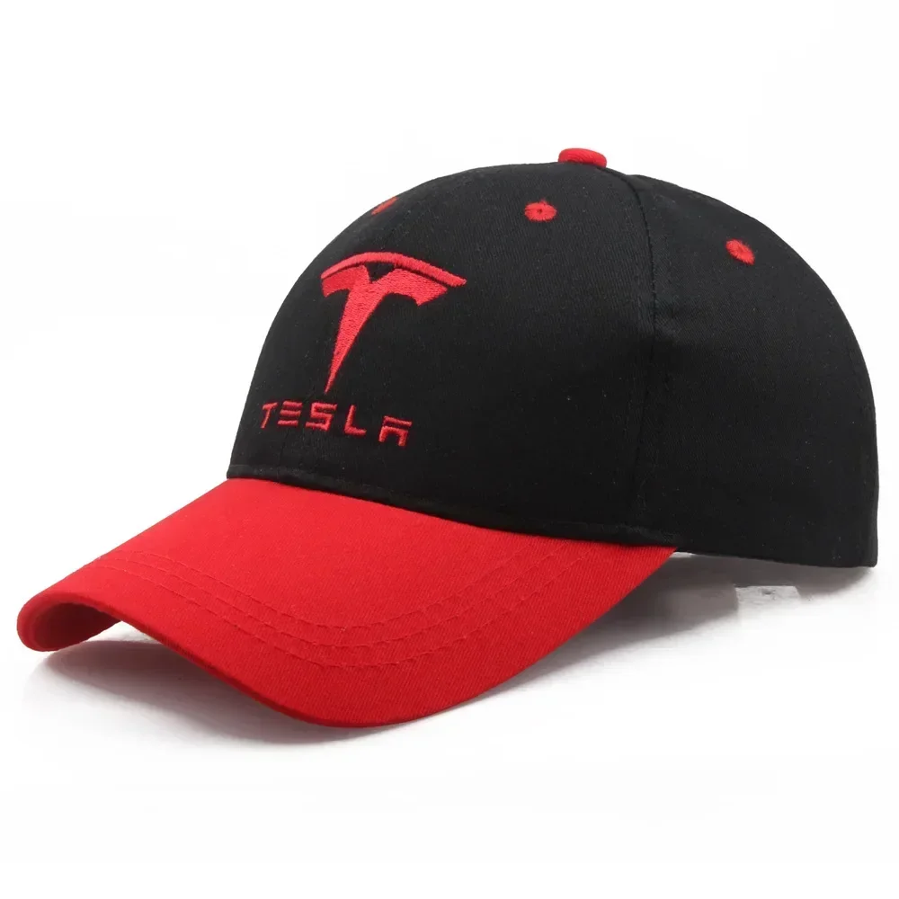 

Adjustable Four Seasons for Tesla Baseball Cap Embroidered Men Women Racing Hat Outdoor Sport Running Casual Sun Protection Gift