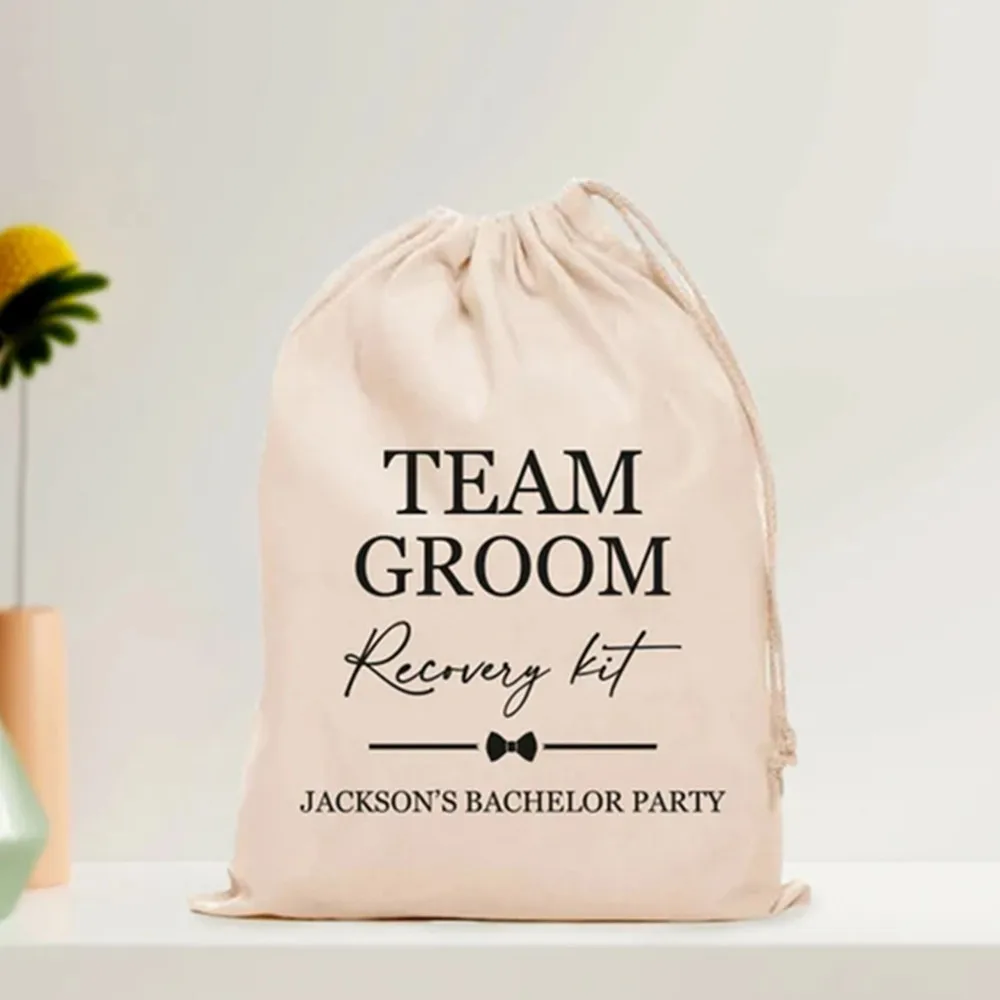 25 PCS Team Groom Bachelor Party wedding favors, Bachelor Party Recovery Kits, Wedding Party Gift Bags, Custom Hangover Kits for