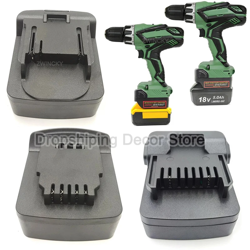Adaptador de Bateria para Hitachi Hikoki Converter para Makita Dewalt Milwaukee 18v Li-ion Battery Power Tool