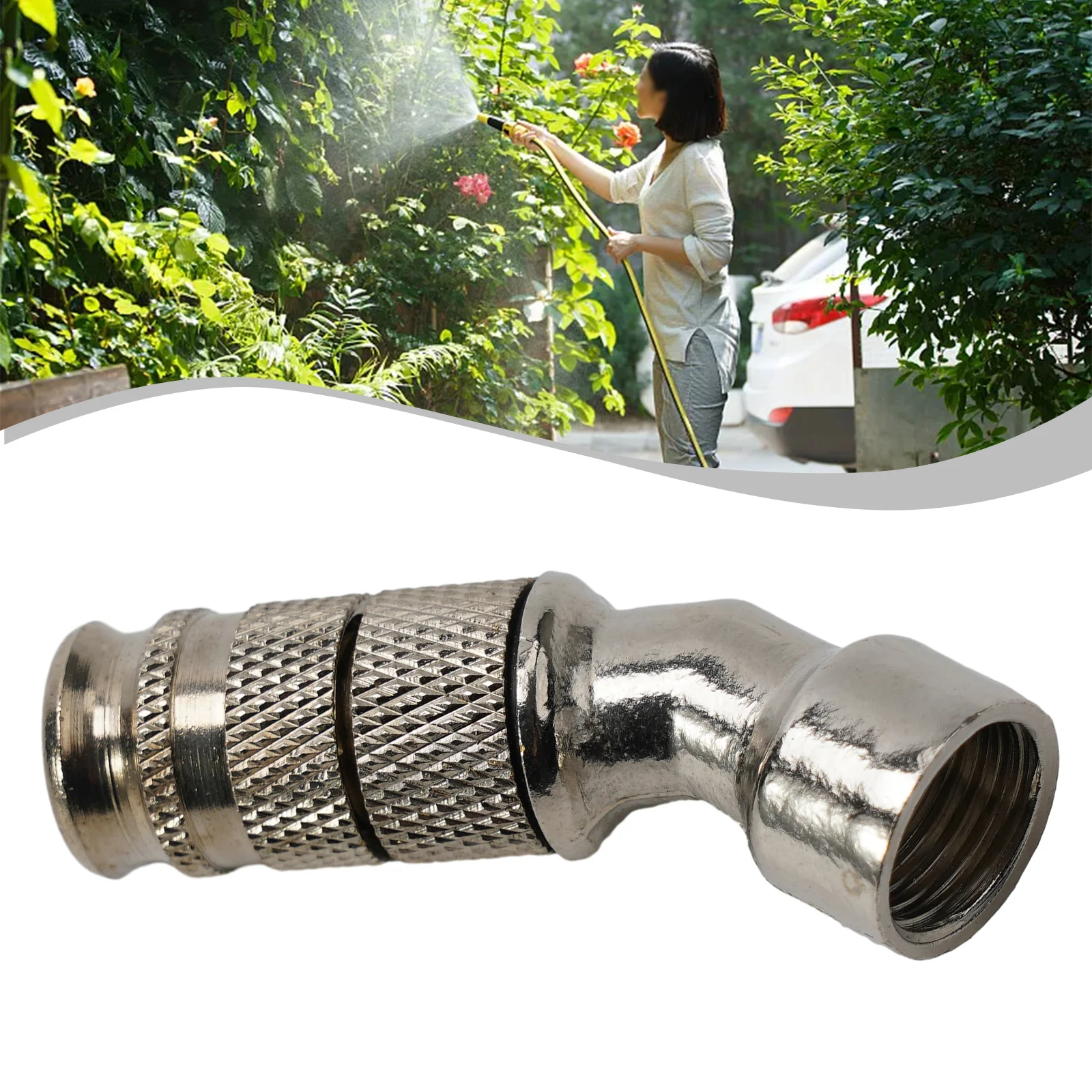 

1x Adjustable Brass Atomization Nozzle Spray Garden Cleaning Part Agricultural Garden Irrigation Sprayer Nozzle