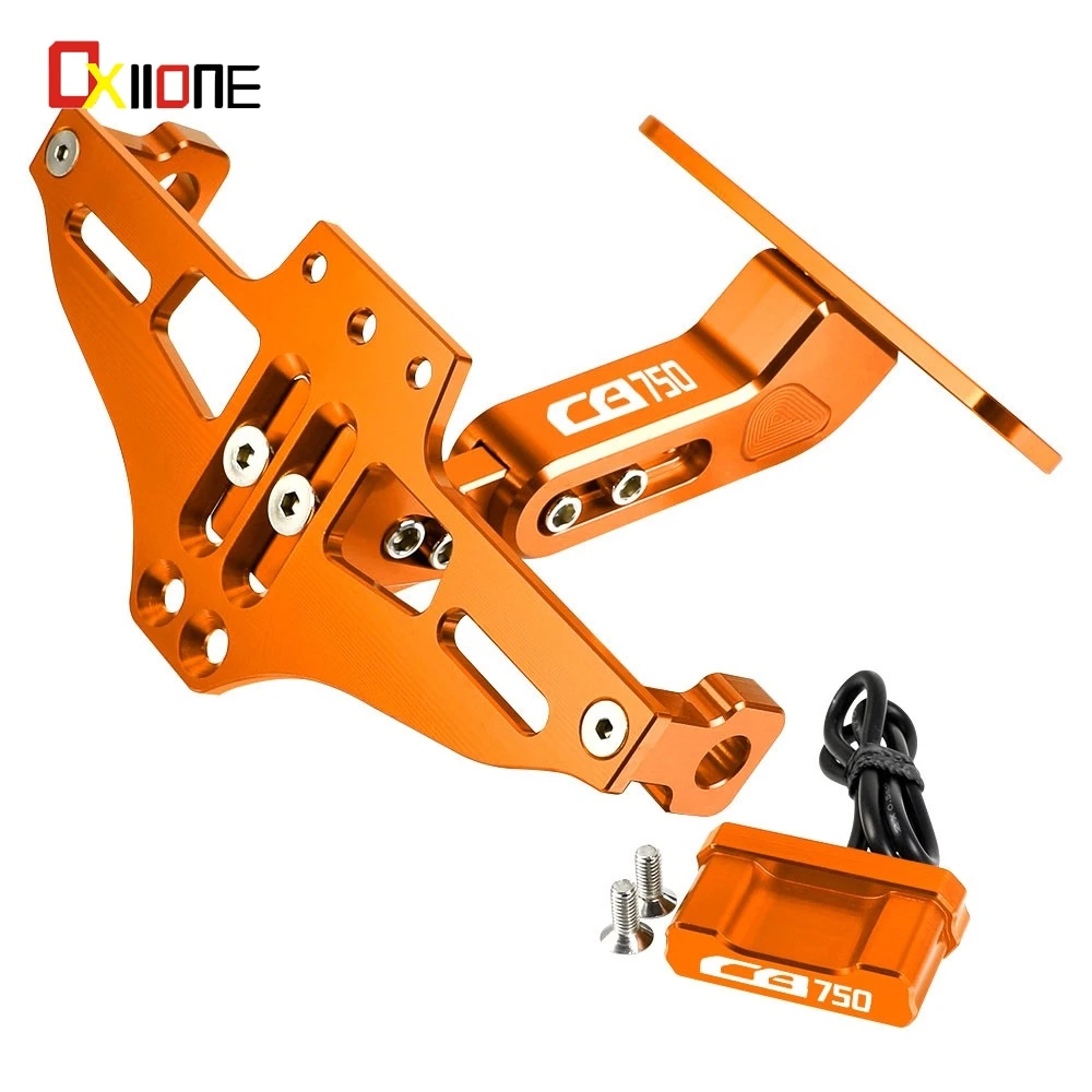 

FOR HONDA CB750 HORNET CB 750 CB750F 2022 2023 2024 Motorcycle Rear License Plate Bracket Holder Turn Signal Lights Accessories