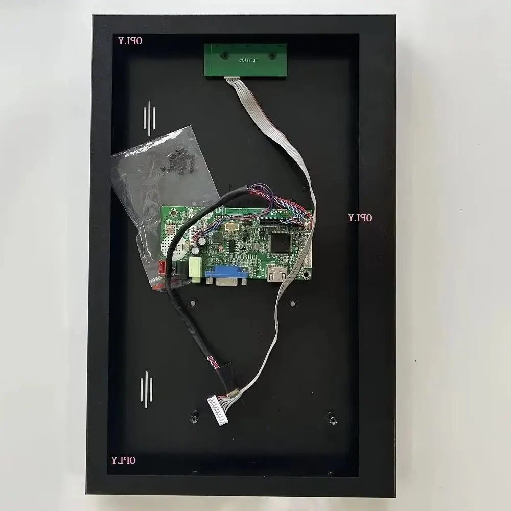 

Плата контроллера 58C, совместимая с HDMI VGA LVDS с металлическим корпусом, задняя крышка для LP154W01, 15,4-дюймовая панель, светодиодный ЖК-экран 1280 × 800