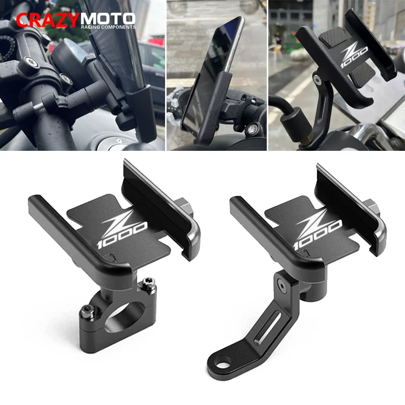 For Kawasaki Z1000 Z1000SX Z1000/SX 2019 2020 2021 2022 Accessories Motorcycle Handlebar Mobile Phone Holder GPS Stand Bracket