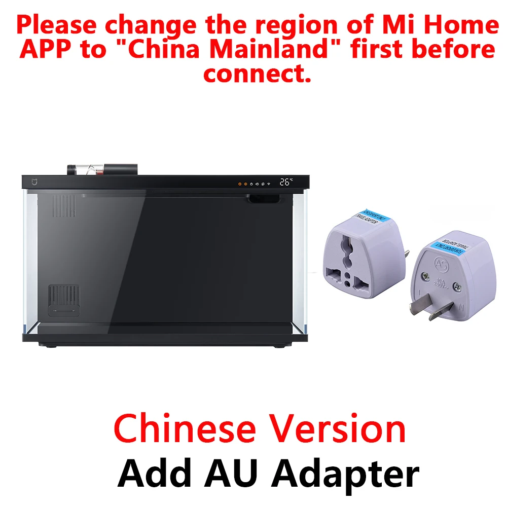 NEUES MIJIA Smart Aquarium MYG100 Kompatibel mit Mijia APP Mobil Gesteuertes Fernfüttern Intelligentes Beleuchtungssystem Aquarium mit Licht 20L