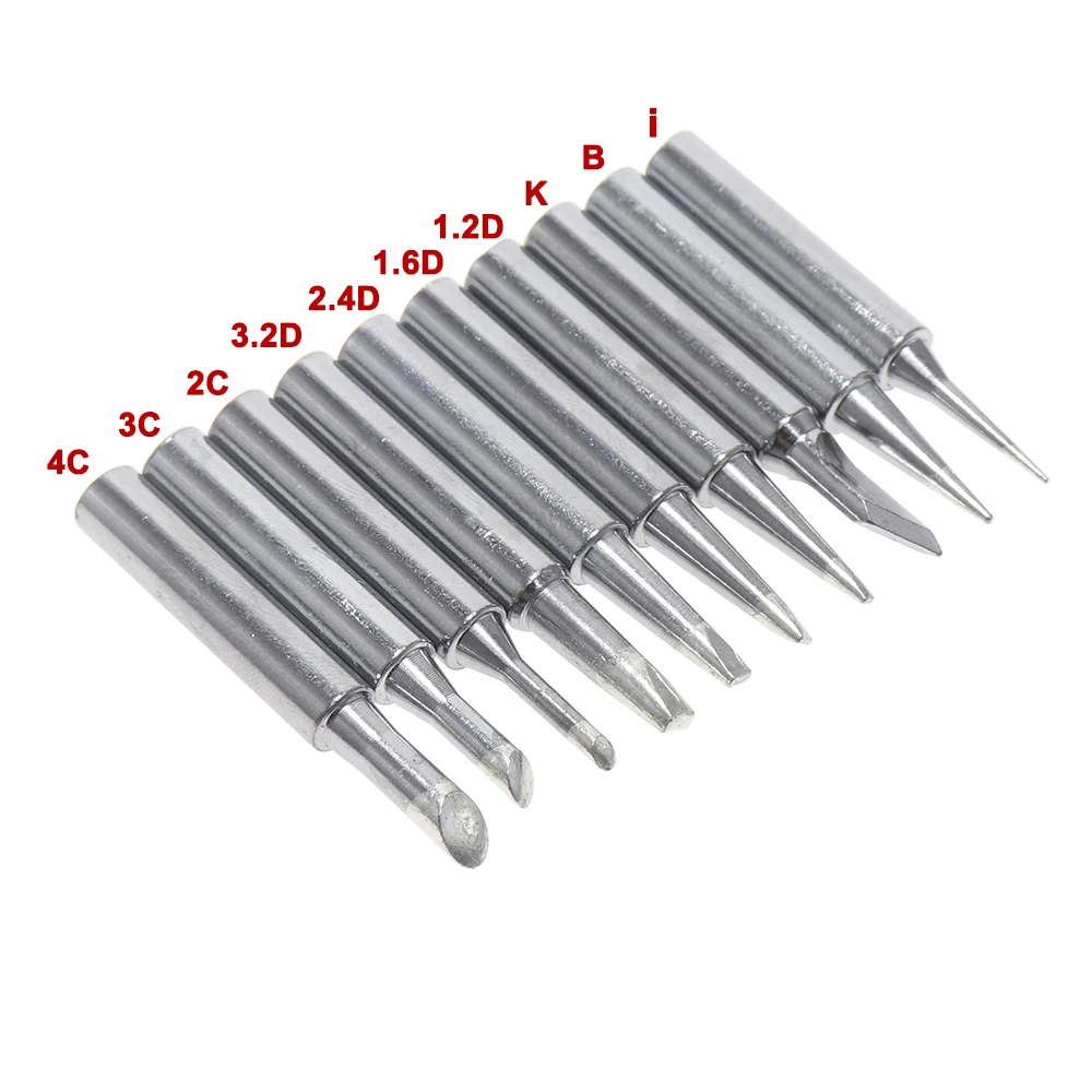 10 Stück 900M Lötkolbenspitzen-Set, Schweißdüse, interne Heizlötköpfe, Schweißspitzen-Werkzeug, bleifreie Lötkolben-Bits – Detail 11
