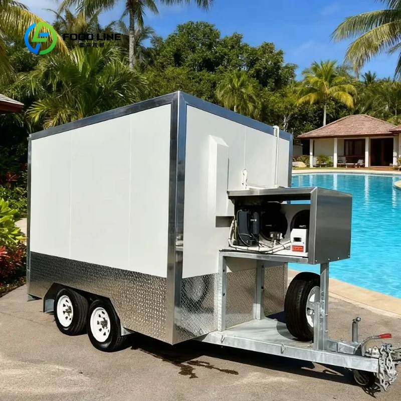 Customized New Refrigerated Transport Trailer with Automatic Transmission 11-20T Load Capacity