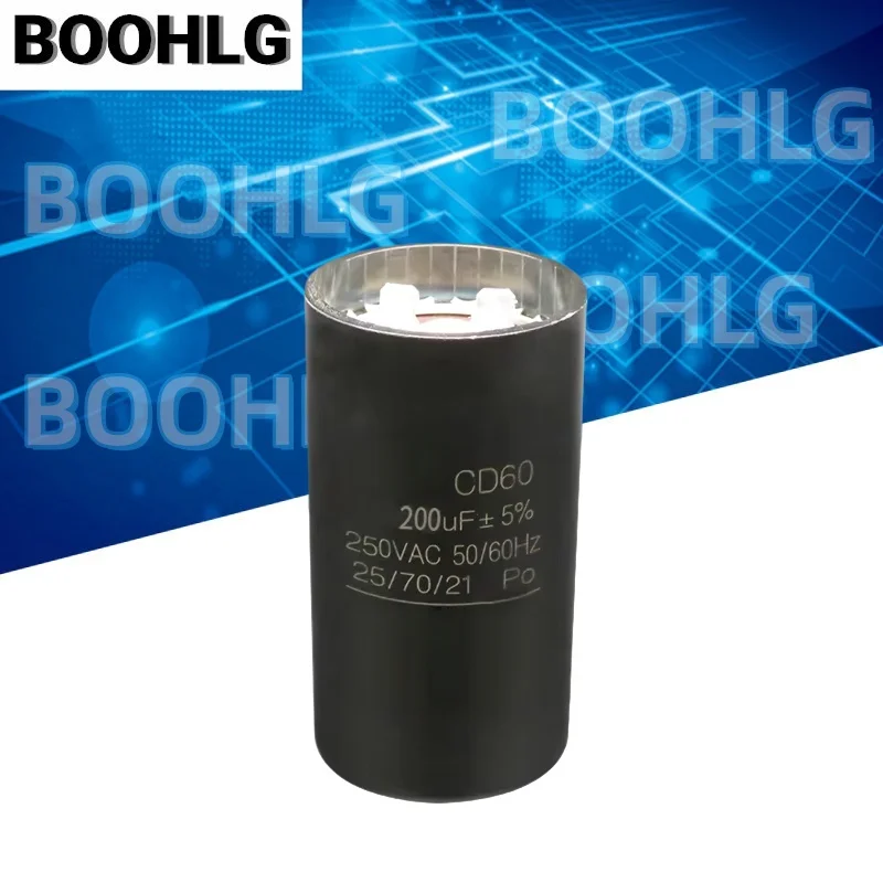 CD60 Gantry Four Pillar Lifting Elevator Capacitor 250VAC 200UF 250UF 300UF 500UF 600UF 800UF 1000UF 250V