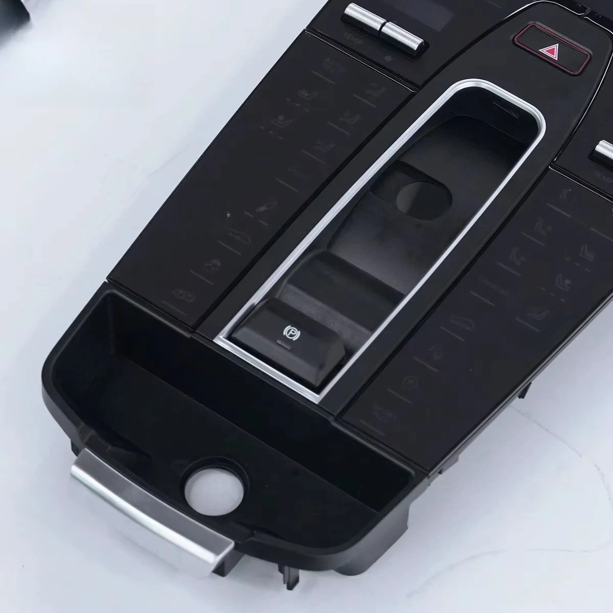 For Porsche Macan 2014-2021 Tuning Electrical Parts Air Conditioning Climate Control LCD Panel Car Interior Modification Center