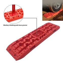 Escape Board 2PCS Crawler Car Parts Accessories Rescue Anti-Skid Tracks Mat For Off-road Vehicles/Cars/Pickups/SUVs/RVs Pair Tir