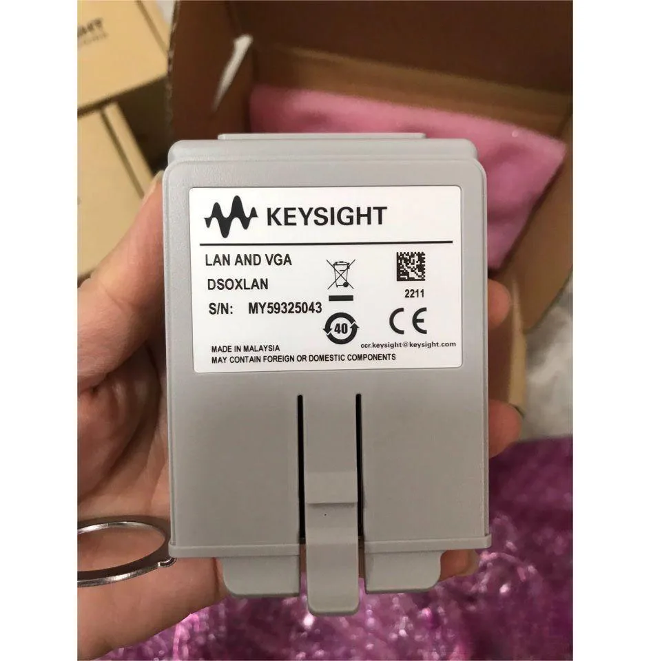 

Agilent Keysight DSOXLAN LAN and VGA module for 2000/3000-X series Oscilloscopes