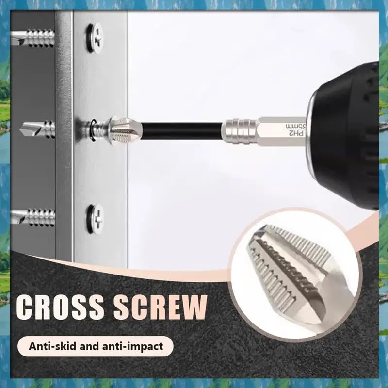 AB07 HOT Premium Magnetic Durability Screwdriver Drill Bit Set For Electric Screwdriver Tasks