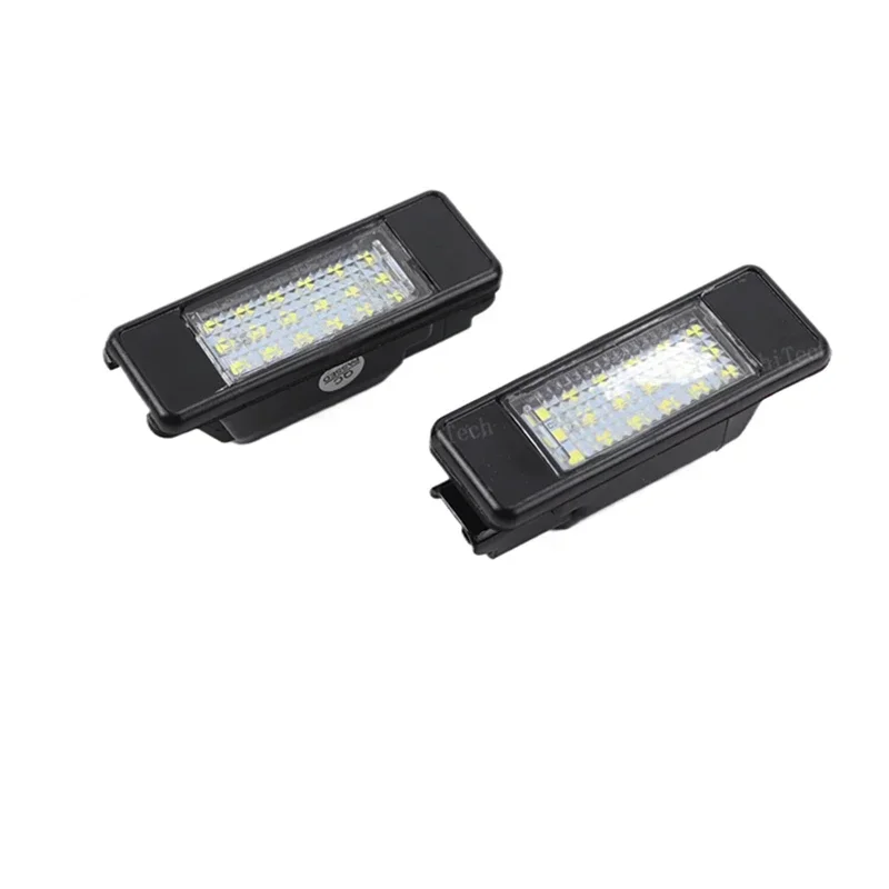 2x Number License Plate Lamp No Error LED 12V 6500k White for Peugeot 106 1007 207CC 307 308 3008 508 For Citroën C2 C3 C5 C5 C6
