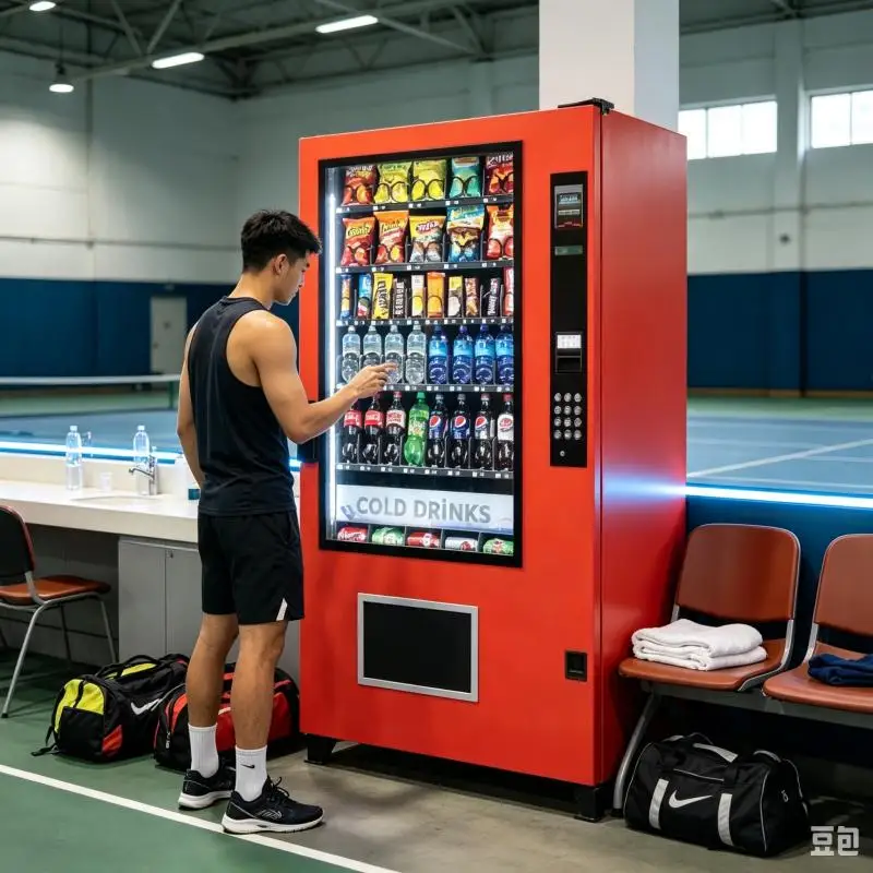 Snacks Drinks Vending Machine Customized Intelligent Automatic Dispenser With Digital Payment Function