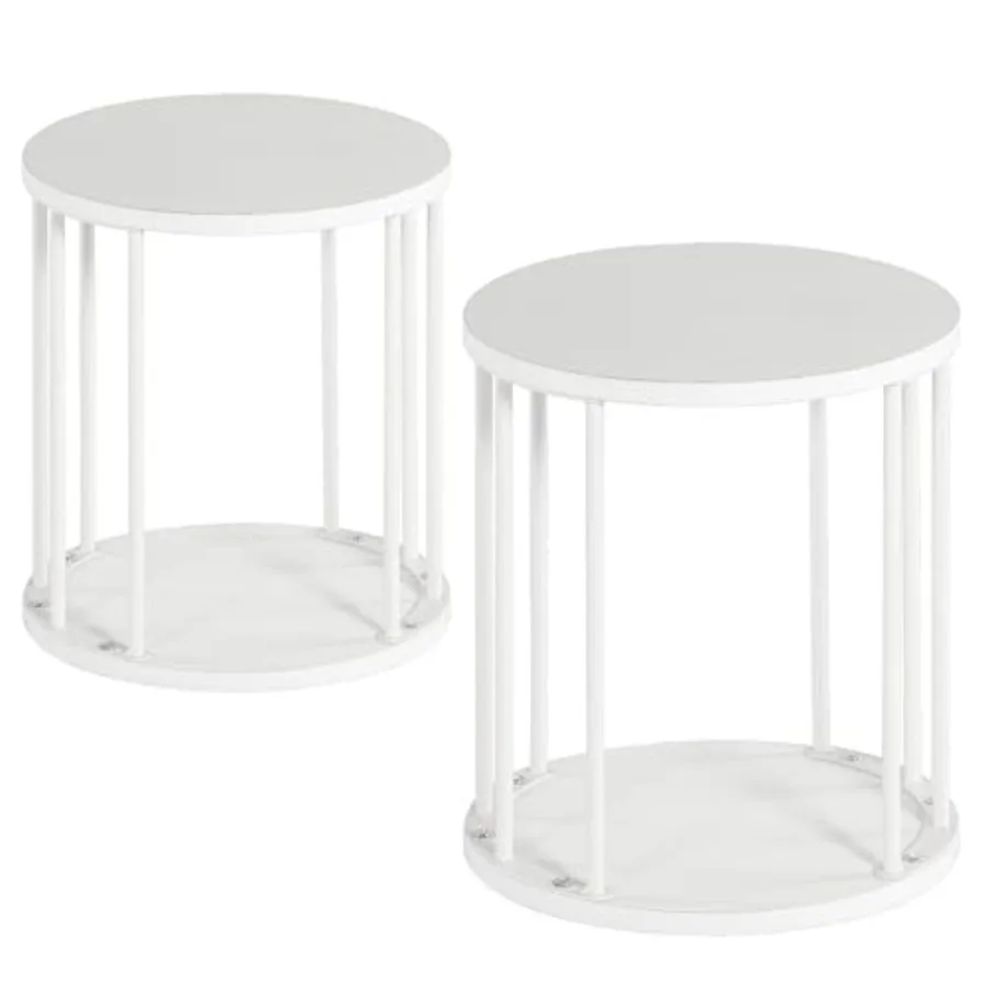 

Wooden Set of 2 for,Adults, 300lbs Load Capacity Garden Round Wood, NonSlip Step for Plant Stand, Kitchen, Bathroom and Bedroom