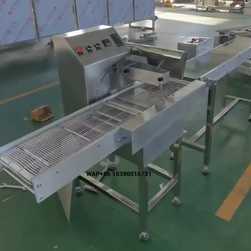 New Chocolate Coating Machine Equipment for Food Application Silver Color