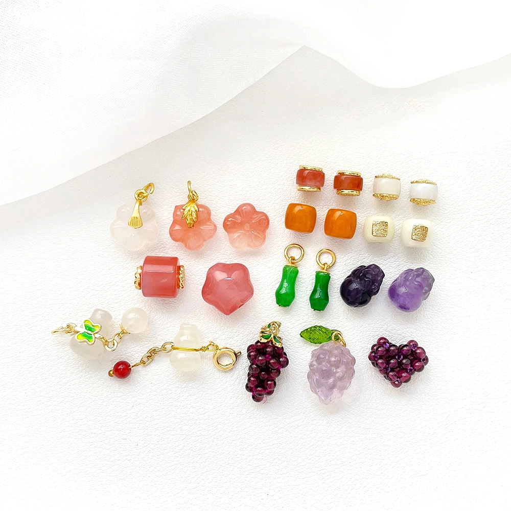 Pendentif en perles de pierre - Jewelry Making Raw Materials avis et prix