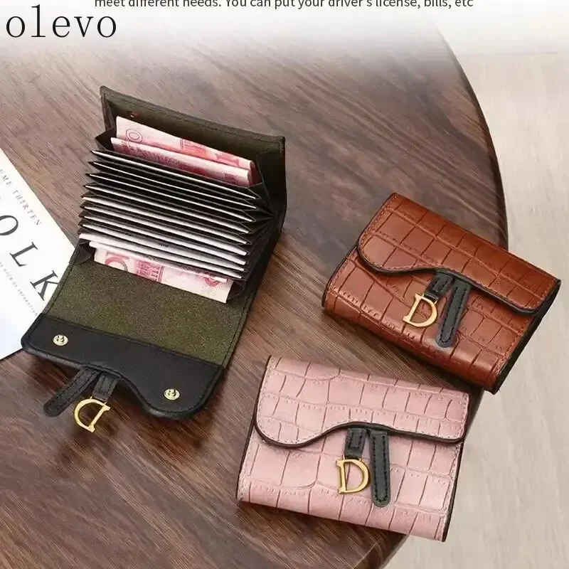 Compact Chic Multi-Function PU Wallet - Women's Slim Card Holder Organizer