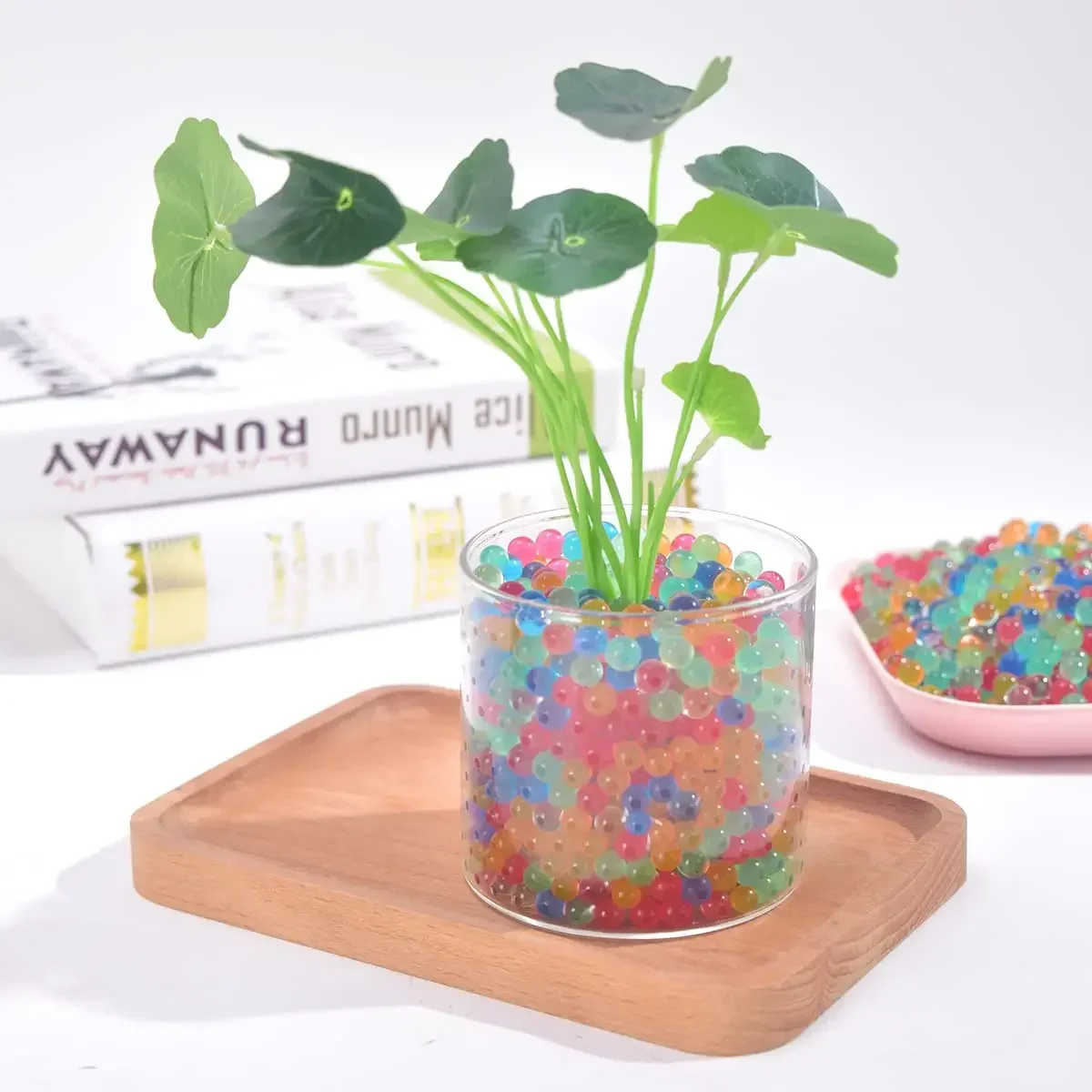 Bolas de agua de Gel Blaster 100000 Uds. Paquete de 2 bolas de Gel de 7-8mm munición Compatible con pistola de Gel agua Blasters Splatter Gall Orbez