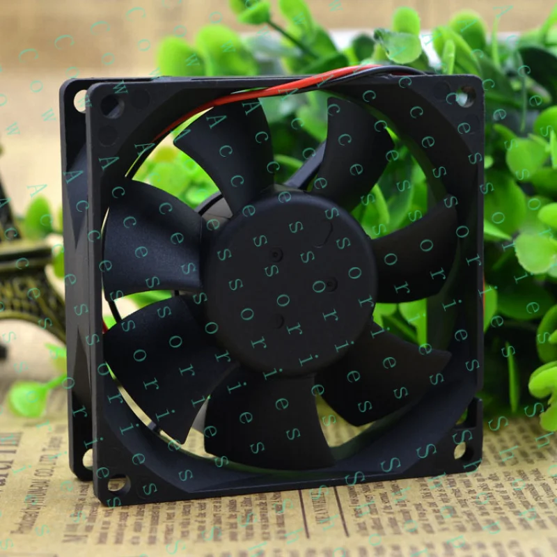 PP+ 2pcs  0.33A 8CM 8025 2 wire cooling fan  AFB0824SH 24V