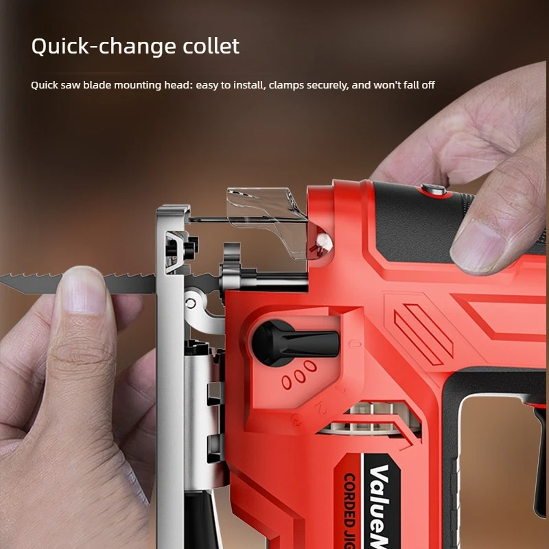 Electric Curved Saw Multifunctional Wood Steel Cutting Tool Home Handheld Board Jigsaw Small Portable Power Tool