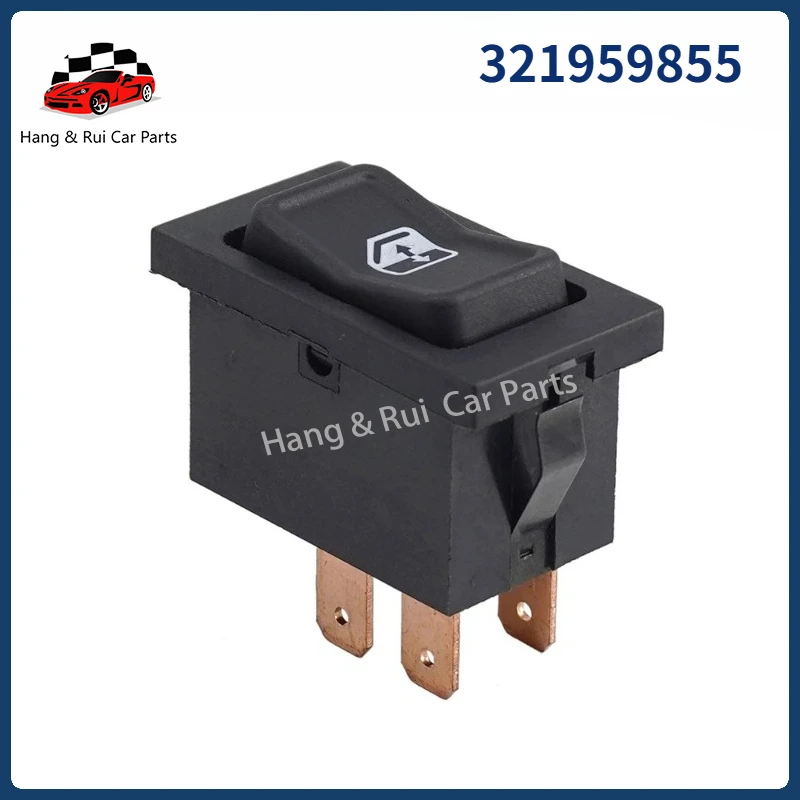 321959855 Interruptor de controle de janela elétrica com botão único para Volkswagen VW GOLF JETTA MK2 PASSAT B2 T3 Transporter QUANTUM