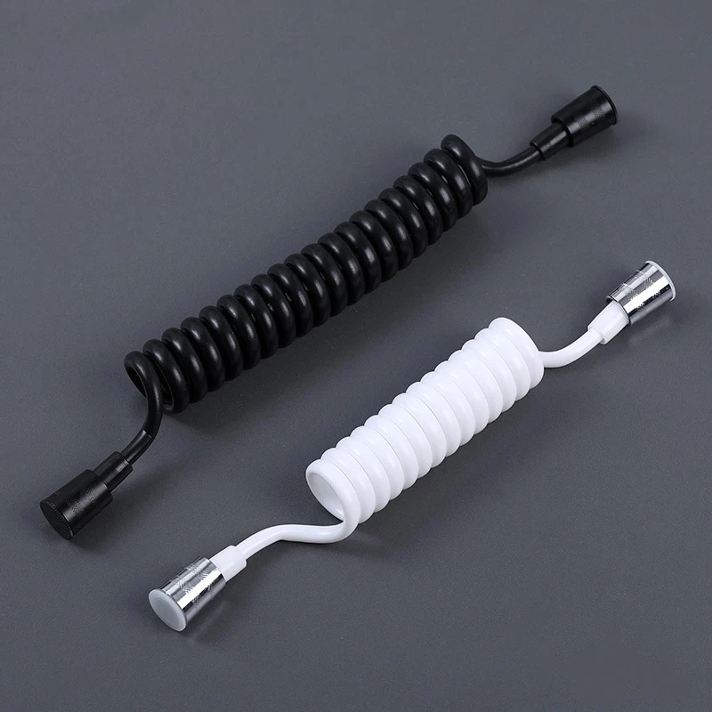 

Black Style Flexible Spring Shower Hose Water Plumbing Toilet Bidet Sprayer Gun Connect Pipe Telephone Line Style 150cm / 200cm