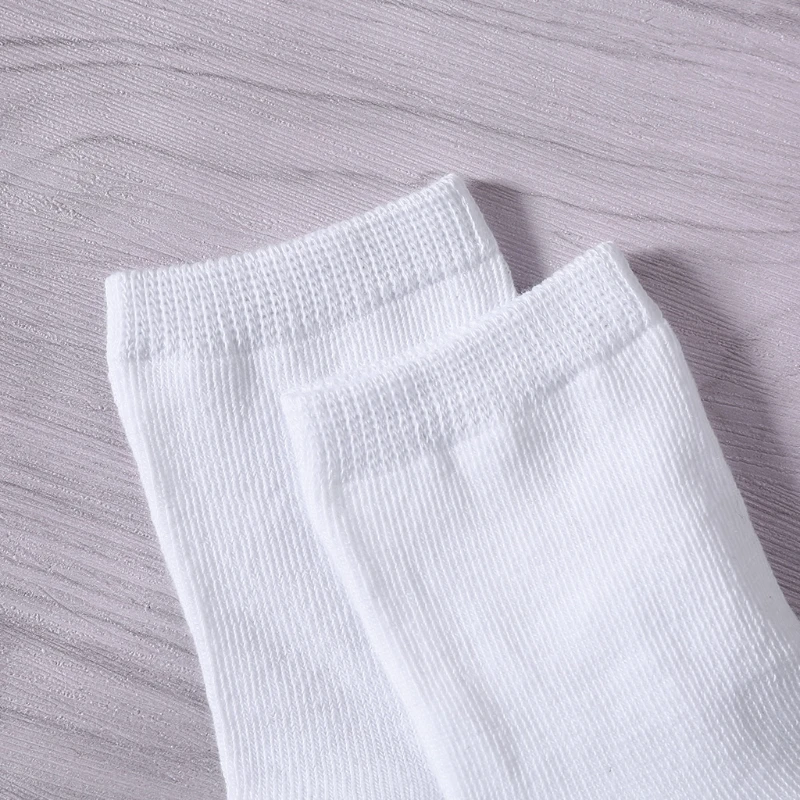 Chaussettes respirantes pour filles, chaussettes en coton pour robe d'école, pour enfants garçons, paquet 5