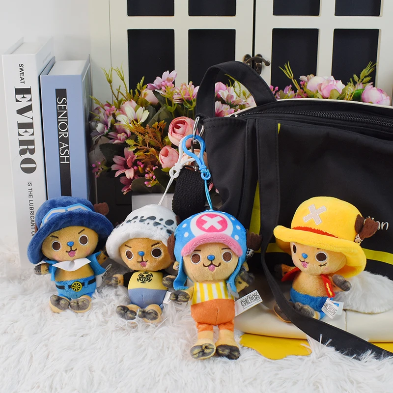 One Piece Tony Tony Chopper Plüschtiere Niedlicher Cartoon Luffy Chopper Sabo Sanji Plüschpuppe Gefüllte Anime Spielzeugpuppe Geschenk für Kinder