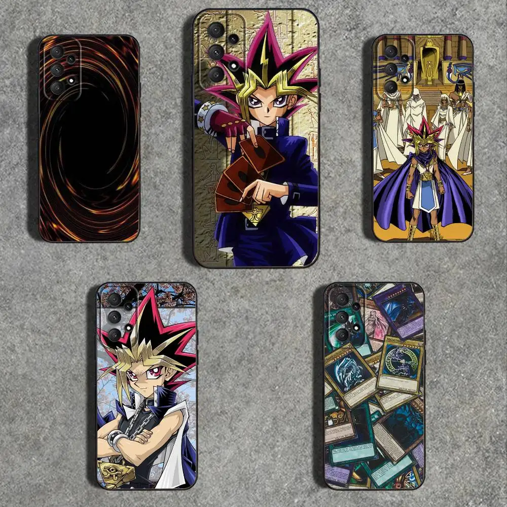 حافظة هاتف Y-Yu-Gi-Oh G-GX لهاتف سامسونج جالاكسي A 91,80,73,72,71,53,52,51,22,5G غطاء أسود ناعم مقاوم للصدمات #1