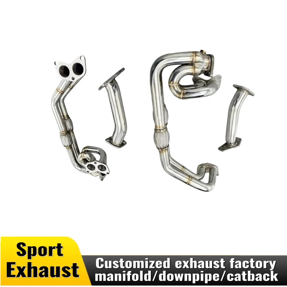 

Выпускной коллектор для Subaru Forester XT 2.5T 2003-2008 годов из нержавеющей стали, умный выхлопной гоночный автомобиль, модернизация мощности головки