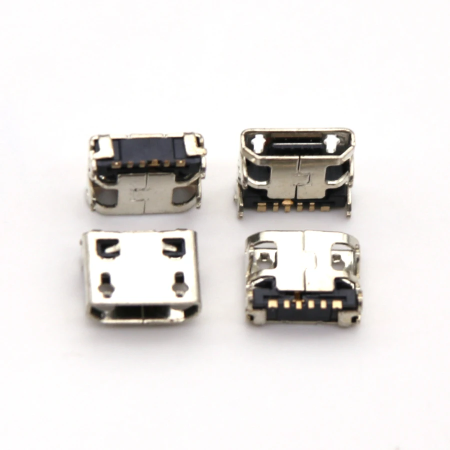 10PCS New mini micro USB Jack connector for samsung i9070 i9050 i699 i727 b9062 charger connector dock port plug