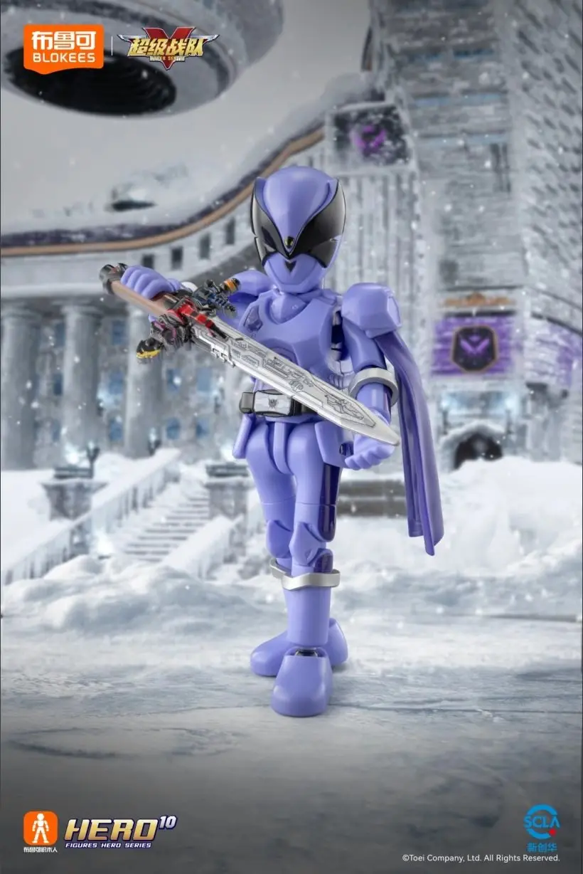 1/9 Stuks Blokees Super Sentai Galaxy Versie 1 Ohsama Sentai King-Ohger Kuwagata Tombo Kamakiri Ohger Gemonteerd beweegbare Speelgoed