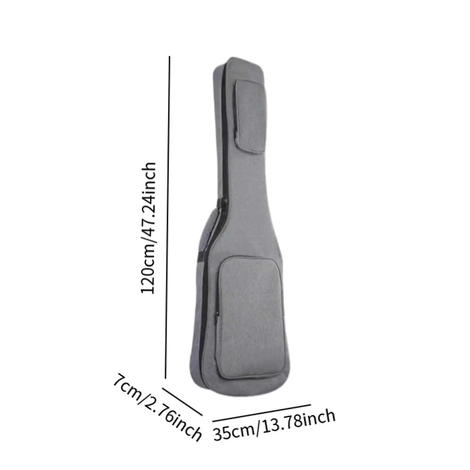 Torba na gitarę basową Regulowany pasek na ramię Przenośny futerał na gitarę basową