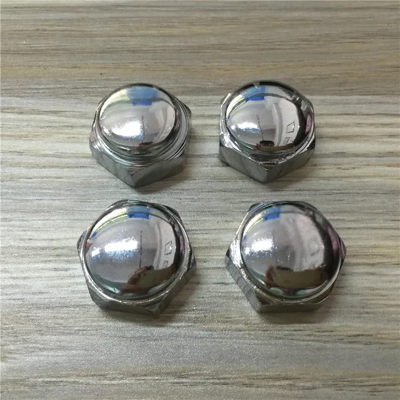 For Jialing Motorcycle JH70 on Nut Screw Cover Silver / With CG Motorcycle Accessories Modified Parts