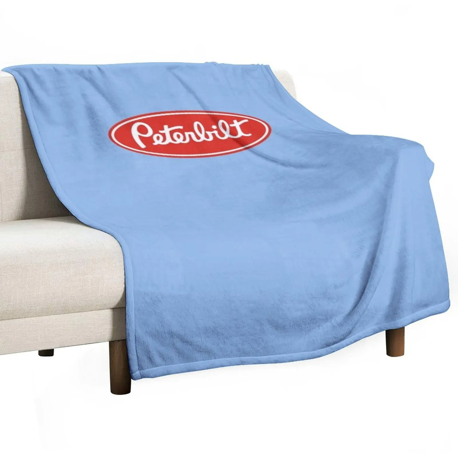 

Peterbilt Truck Logo Redwhite Essential T-Shirt Throw Blanket Single Sofa Throw heavy to sleep Blankets