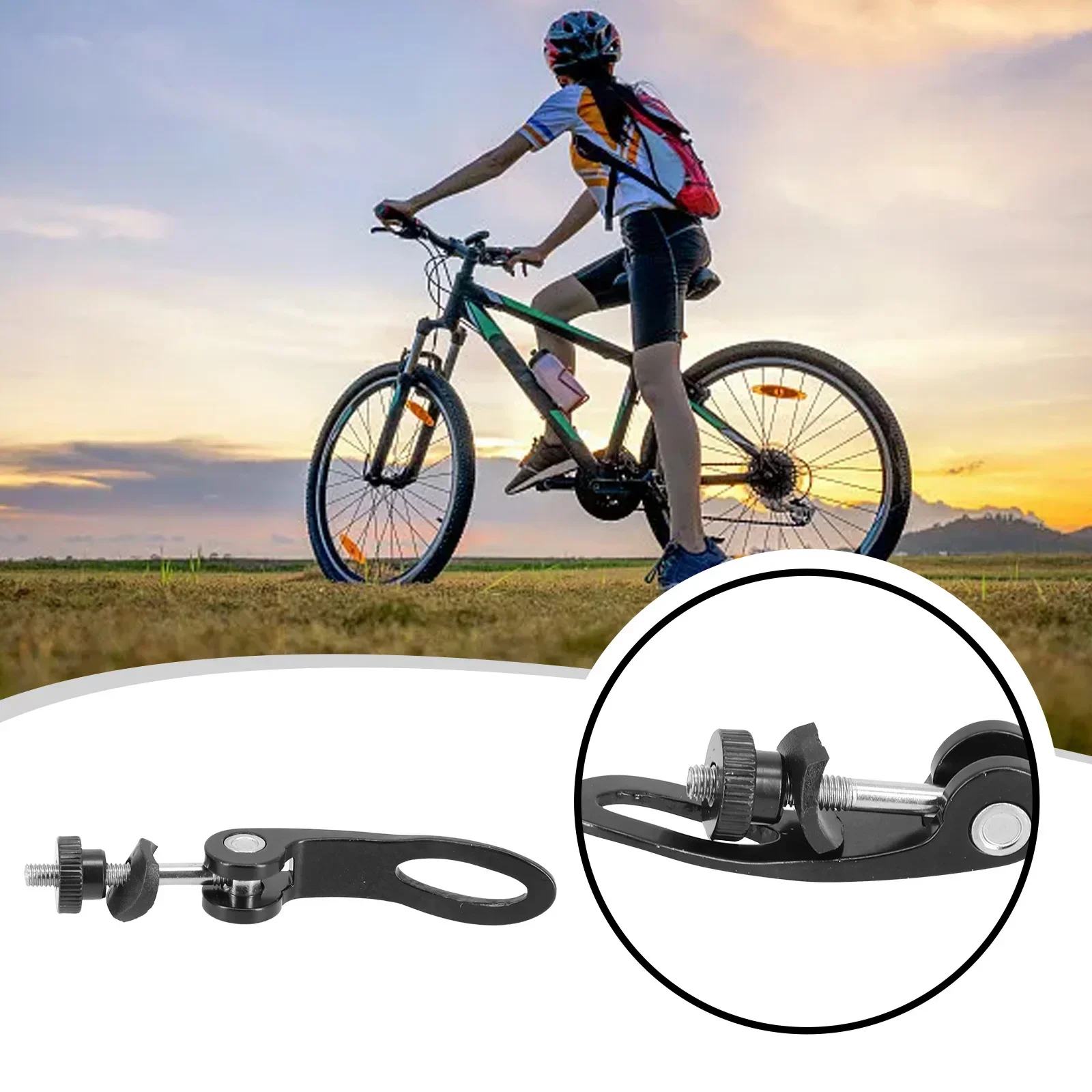 M5x45mm Bicycle Bike Quick Release Seat Post Clamp Skewer Bolt Clip Screw Cycling Parts Tool Outdoor Release Bike Seat