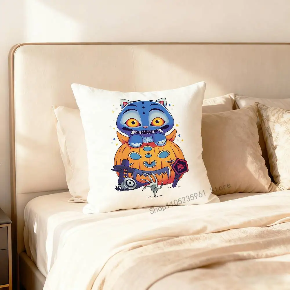 

D-Derpy D-Demon H-Hunters Various Sizes Square Pillow Case For Car Home Bedchamber Decor Custom Valentine gift