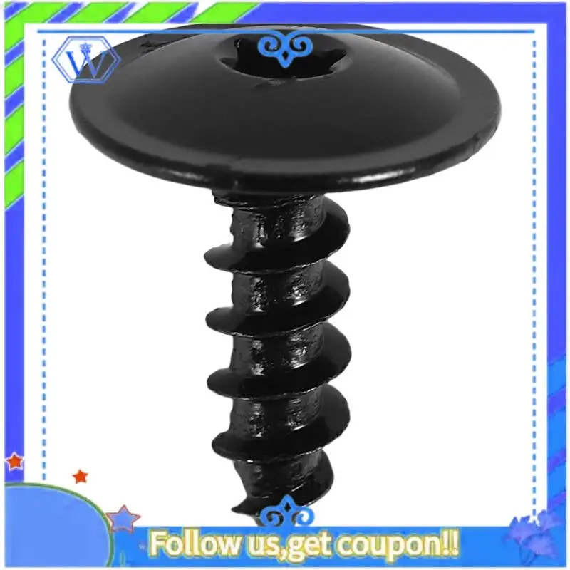 M46K-100Pcs Car Engine Under Cover Splash Guard Self-Tapping Screws 5Mm N90974701 For - A4 A3 A5 A6 A7 A8 Q5 Golf Passat