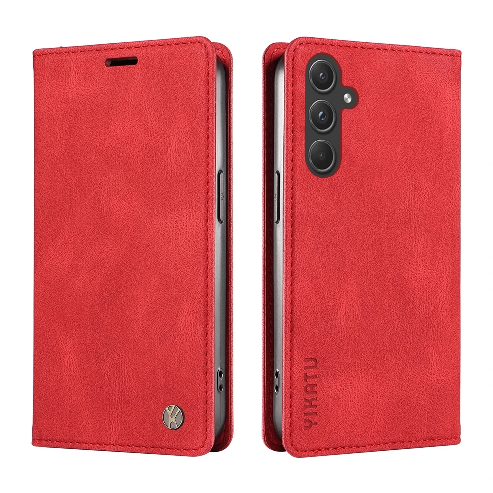 Magnetische lederen portemonnee flip cover voor Samsung Galaxy A73 A72 A71 A56 A55 A54 A43 A52 A51 A35 A34 A33 A32 A26 A25 A05 A15 A16