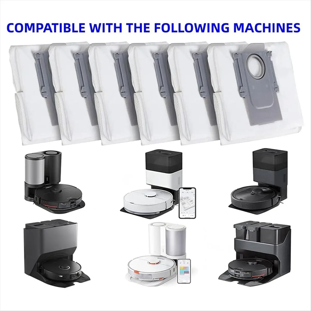 【~ New CLOS】For S8+/ S8 Pro Ultra Q7+/ Q7 Max+/ Q8 Max+/ Q5+ Ultra Vacuum Cleaning Robot Accessories Dust Bag Replacement