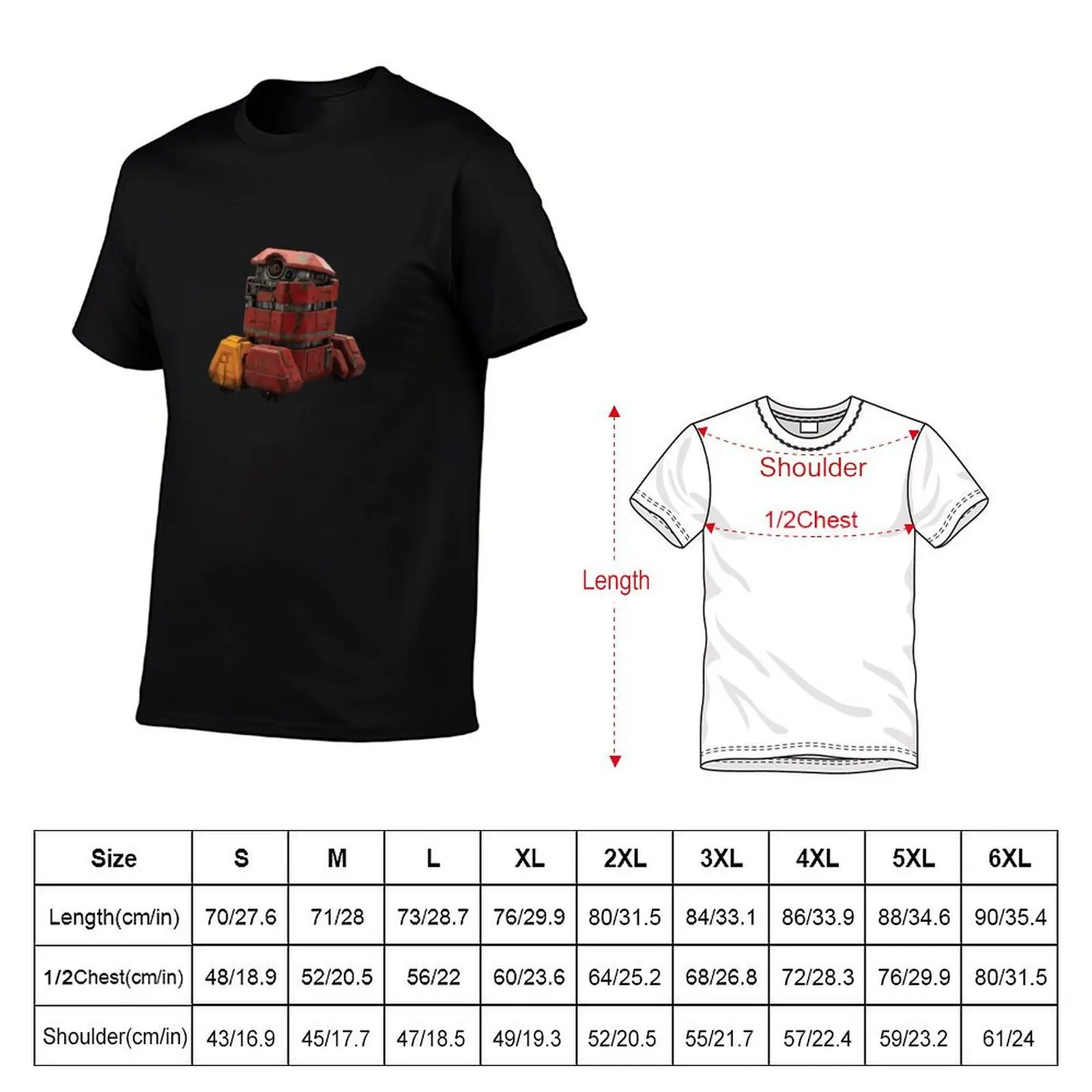 Andor Droid B2EMO T-Shirt, Summer Casual Cotton Tee, Oversized Streetwear Tops, Vintage Graphic Print, Loose Fit Short Sleeve