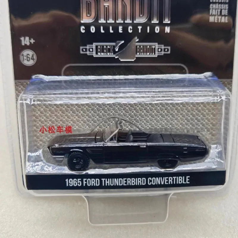 Greenlight Diecast 1:64 1965 Thunderbird للتحويل سبيكة محاكاة نموذج سيارة مجموعة ثابتة زينت هدية عيد