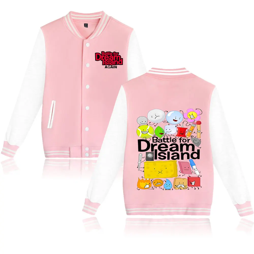 Hot Jacknjellify BFDI Battle For Dream Island Vintage 90s Merch Jacket Cosplay Women Men Casual Sweatshirts Streetwear Fashion
