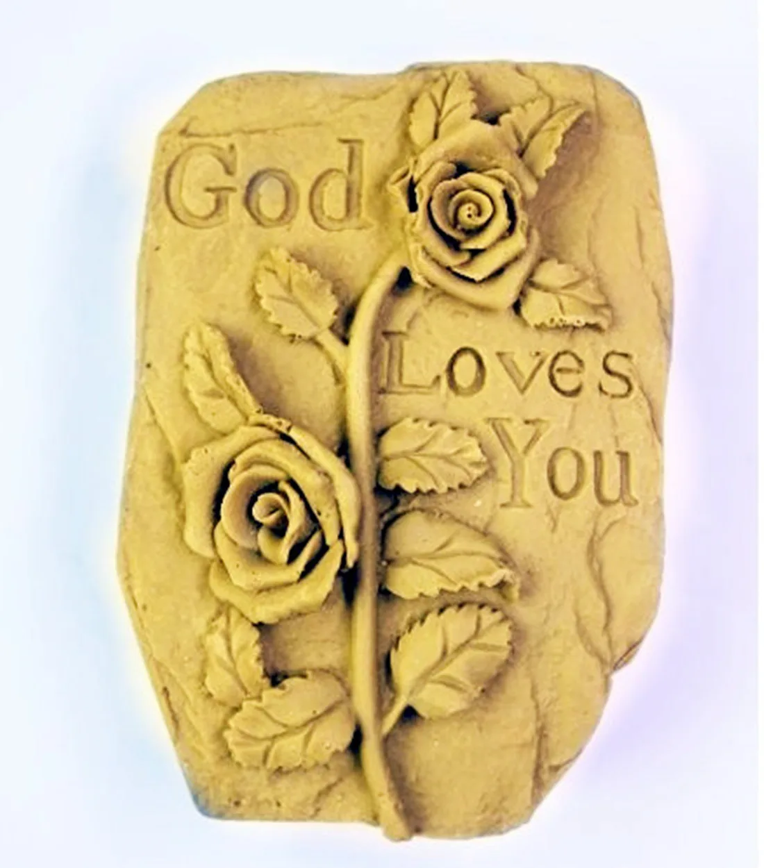 1pcs God Loves You (S102)Handmade Soap Mold Crafts DIY Mold