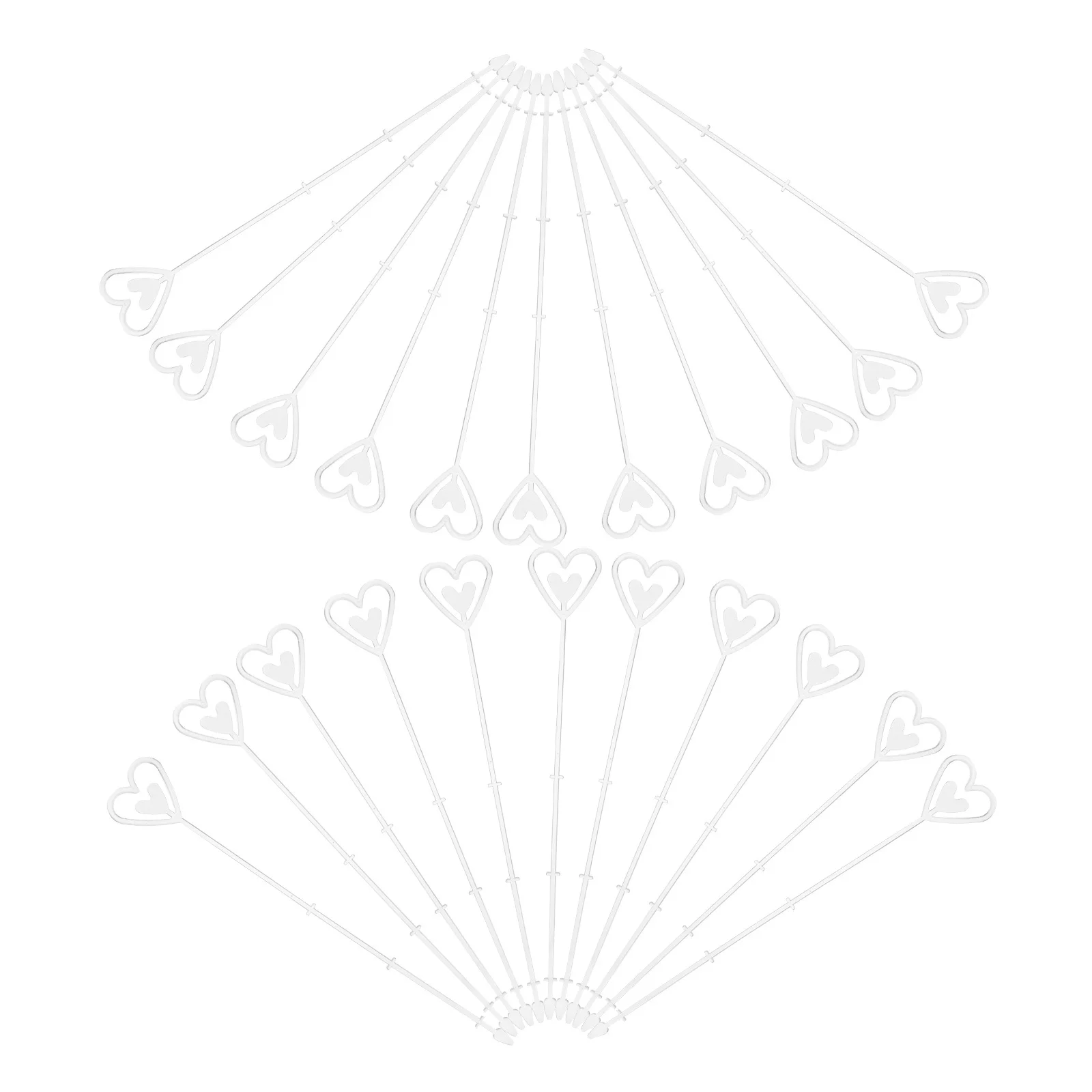 80 Pcs Bouquet Supplies Floral Pick Card Holder Bride Flower Packaging Accessories Arrangement