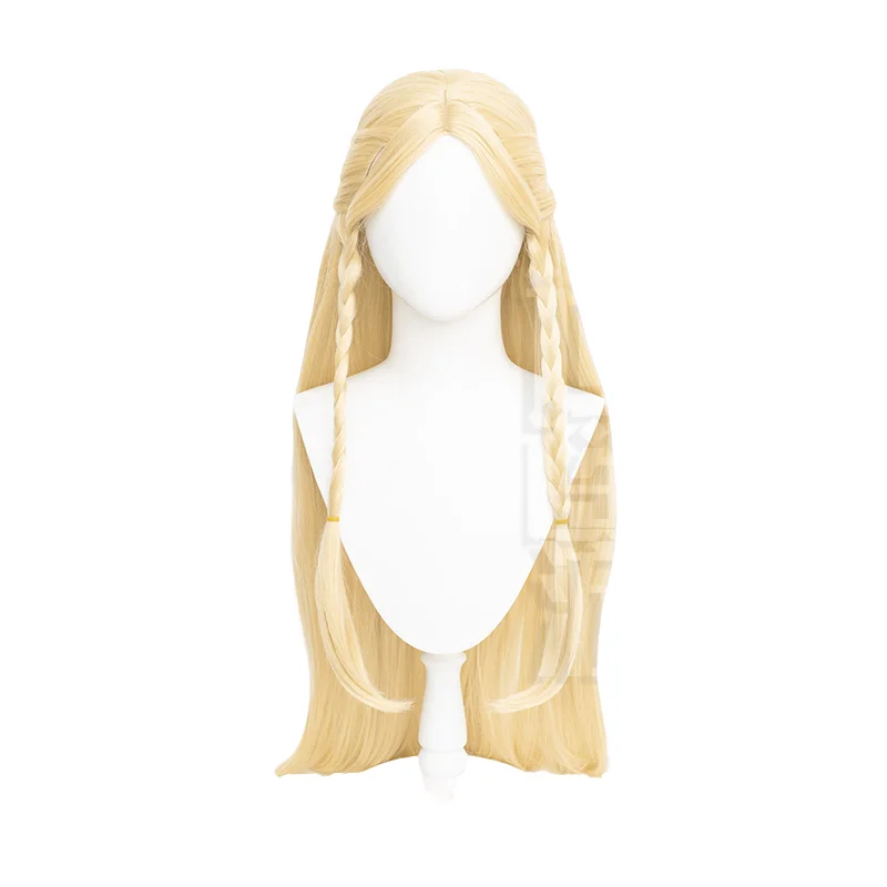 High Quality Marcille Donato Cos Wig 75-80CM Gold Heat-resistant Synthetic Hair Halloween Party Anime Cosplay Wigs+wig Cap